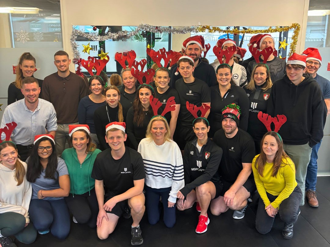 Christmas charity challenge tests fitness of MSP Capital team
