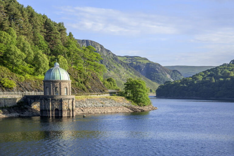 reservoir in mid-wales uk