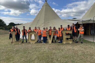 Phoebus team lends a hand at Newlands Bishop Farm