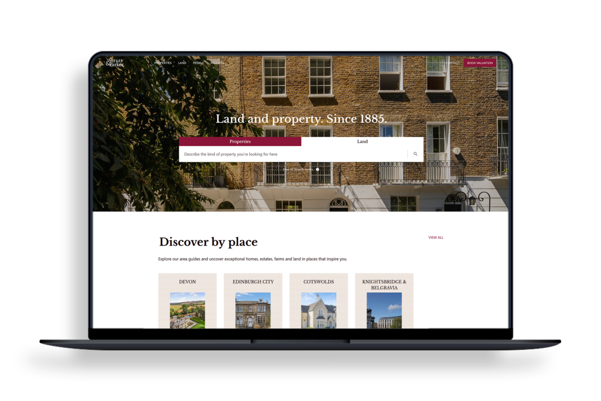 Verification Website Strutt & Parker launches new website with natural-language property ...